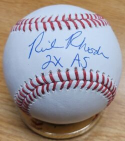 Autographed RICK RHODEN "2X AS" Official Major League Baseball