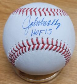 Autographed JOHN SMOLTZ  "HOF 15" Official Major League Baseball JSA