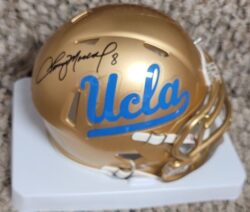 Autographed TOMMY MADDOX UCLA Bruins Mini Helmet
