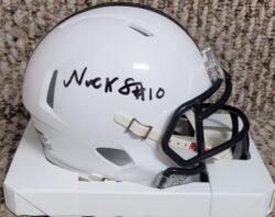 Autographed NICK SINGLETON Penn State Mini Helmet