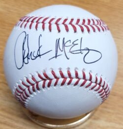 Autographed CHUCK MCELROY Official Major League Baseball