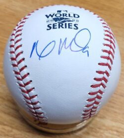 Autographed NICK MATON Official 2022 World Series Major League Baseball