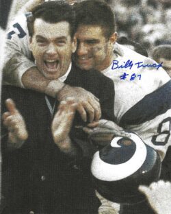 AUTOGRAPHED BILLY TRUAX 8x10 Los Angeles Rams Photo