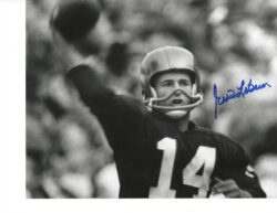 Autographed Eddie LeBaron 8X10 Washington Redskins photo