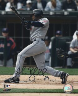 AUTOGRAPHED JOSH BARFIELD 8X10 Cleveland Indians Photo