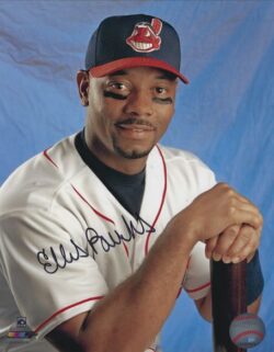 AUTOGRAPHED ELLIS BURKS 8X10 Cleveland Indians Photo