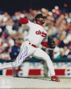 AUTOGRAPHED MIKE JACKSON 8X10 Cleveland Indians Photo