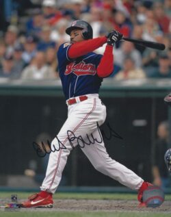 AUTOGRAPHED ELLIS BURKS 8X10 Cleveland Indians Photo