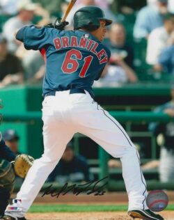 AUTOGRAPHED MICHAEL BRANTLEY 8X10 Cleveland Indians Photo