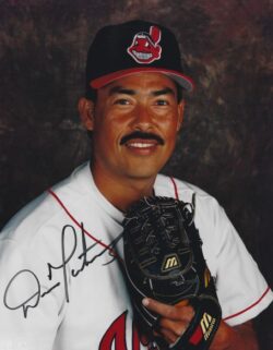 AUTOGRAPHED DENNIS MARTINEZ  8X10 Cleveland Indians Photo