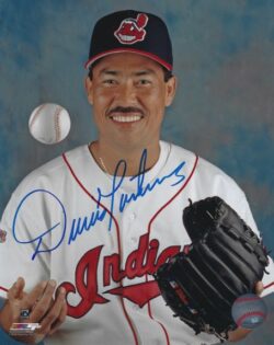 AUTOGRAPHED DENNIS MARTINEZ  8X10 Cleveland Indians Photo