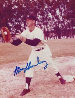 Autographed MARV THRONEBERRY New York Yankees 8X10 Photo