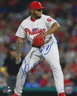 AUTOGRAPHED EDUBRAY RAMOS 8X10 Philadelphia Phillies Photo