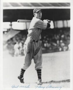AUTOGRAPHED HARRY DANNING 8x10 New York Giants Photo