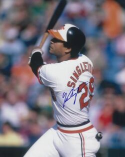 AUTOGRAPHED KEN SINGLETON 8x10 Baltimore Orioles Photo