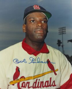 Autographed Bob Gibson St. Louis Cardinals 8X10 Photo
