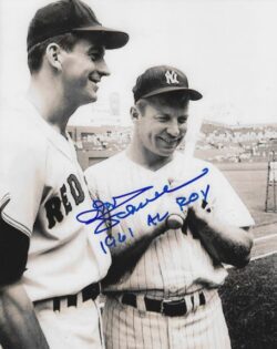 AUTOGRAPHED DON SCHWALL "1961 AL ROY" 8x10 Boston Red Sox Photo
