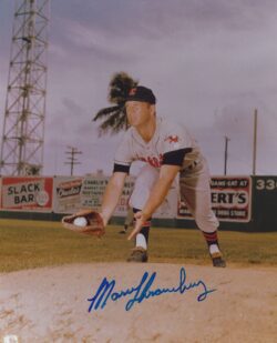 AUTOGRAPHED MARV THRONEBERRY 8X10 Kansas City A's Photo