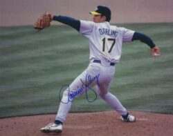 AUTOGRAPHED RON DARLING 8X10 Oakland A's Photo