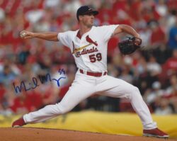 AUTOGRAPHED MIKE MAYERS 8X10 St. Louis Cardinals photo