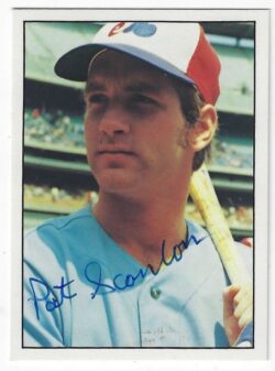 Autographed PAT SCANLON Montreal Expos 1975 SSPC Card