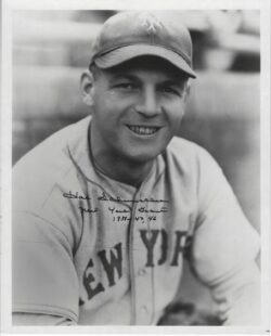 AUTOGRAPHED HAL SCHUMACHER 8x10 New York Giants Photo