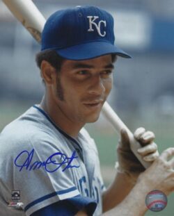 AUTOGRAPHED AMOS OTIS 8x10 Kansas City Royals Photo