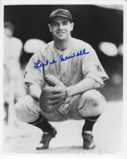 AUTOGRAPHED LUKE SEWELL 8X10 Washington Senators Photo