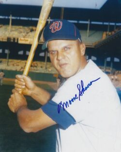 AUTOGRAPHED MOOSE SKOWRON 8X10 Washington Senators Photo