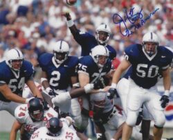 Autographed JEFF HARTINGS "2x All American" 8X10 Penn State Photo