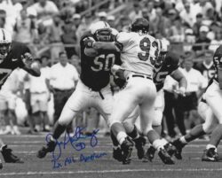 Autographed JEFF HARTINGS "2x All American" 8X10 Penn State Photo
