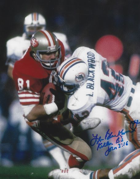 Autographed BOB GRIESE 8X10 Miami Dolphins photo Beckett Witness