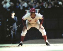 Autographed DARREL CHANEY "75 WSC" 8x10 Cincinnati Reds Photo