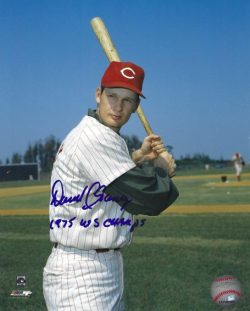 Autographed DARREL CHANEY "1975 WS Champs" 8x10 Cincinnati Reds Photo
