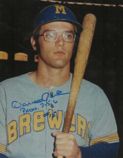 AUTOGRAPHED Darrell Porter 8x10 Milwaukee Brewers photo