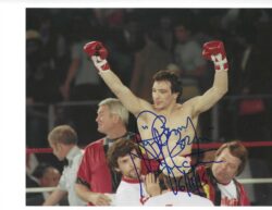 Autographed RAY "BOOM BOOM" MANCINI 8X10 Boxing Photo
