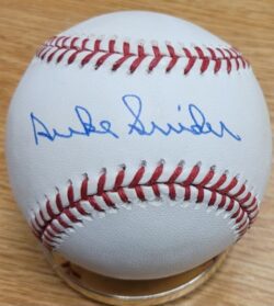 Autographed DUKE SNIDER Official Major League Baseball MLB
