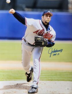 AUTOGRAPHED JOHN SMOLTZ "HOF 15" 16X20 Atlanta Braves photo JSA