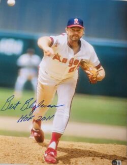 Autographed BERT BLYLEVEN "HOF 2011" CALIFORNIA ANGELS 16X20 photo