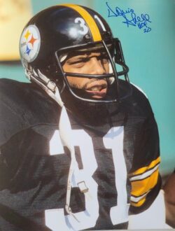Autographed DONNIE SHELL "HOF 20" 16x20 Pittsburgh Steelers Photo