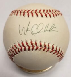 Autographed WES CHAMBERLAIN Official National League Baseball