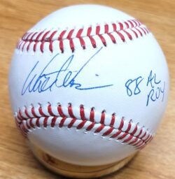 Autographed WALT WEISS "88 AL ROY" Official Major League Baseball