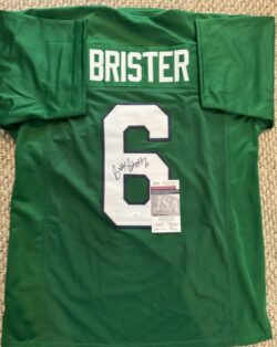 Autographed Bubby Brister Philadelphia Custom Jersey - with JSA Witness COA