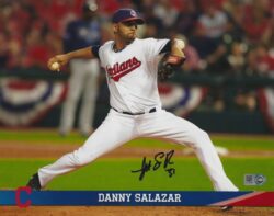 AUTOGRAPHED DANNY SALAZAR 8X10 Cleveland Indians Photo MLB
