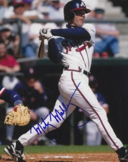 AUTOGRAPHED MARTY MALLOY 8X10 Atlanta Braves photo