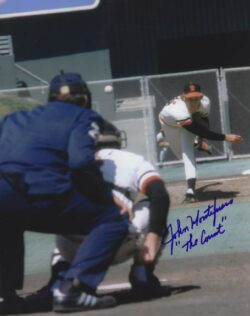AUTOGRAPHED JOHN MONTEFUSCO 8x10 San Francisco Giants Photo