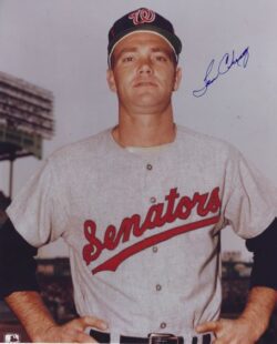 AUTOGRAPHED TOM CHENEY 8X10 Washington Senators Photo