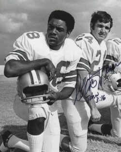 Autographed Dennis Homan 8x10 Dallas Cowboys Photo