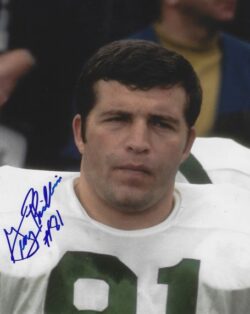 Autographed GERRY PHILBIN 8X10 New York Jets photo