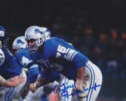 Autographed JIM YARBROUGH 8x10 Detroit Lions photo